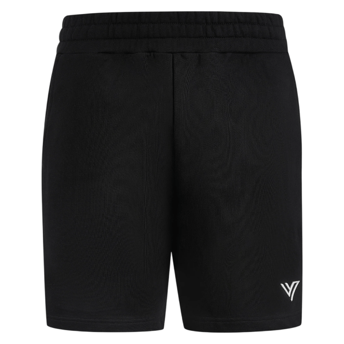 VCTRS Mens 3 piece co ord set black shorts with comfortable fit and elastic waistband.