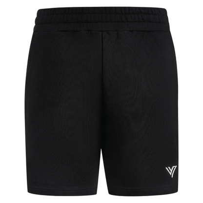 VCTRS Mens 3 piece co ord set black shorts with comfortable fit and elastic waistband.