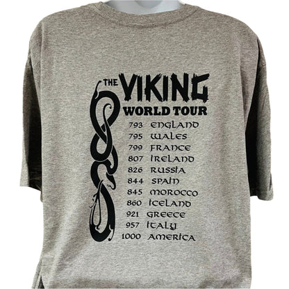 Viking World Tour T-Shirt - Ash Grey