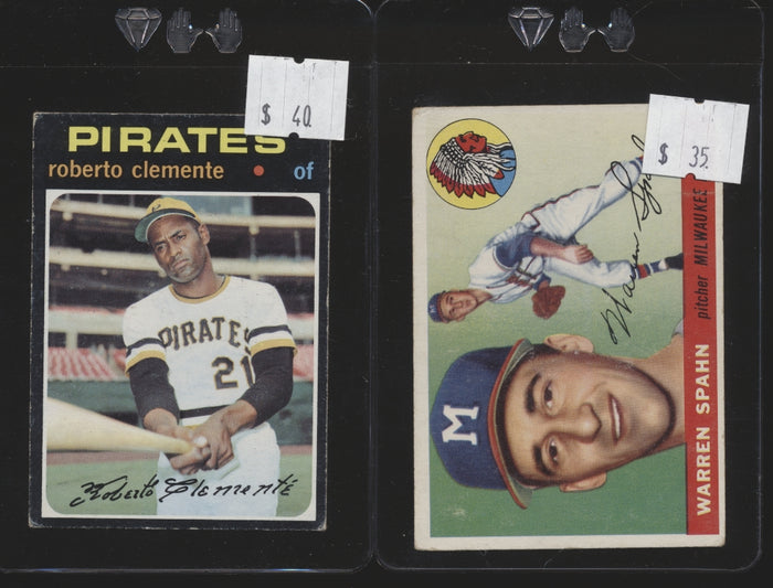 Vintage Mixer ~ 50 Spots featuring 1954 Topps Mays & 10 '51 Bowman Set Break Spots