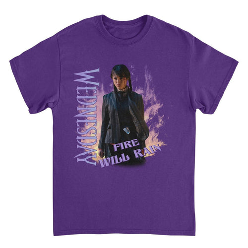 Wednesday Fire Purple T-Shirt