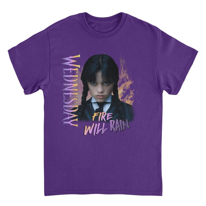 Wednesday Fire V2 Purple T-Shirt