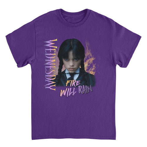 Wednesday Fire V2 Purple T-Shirt