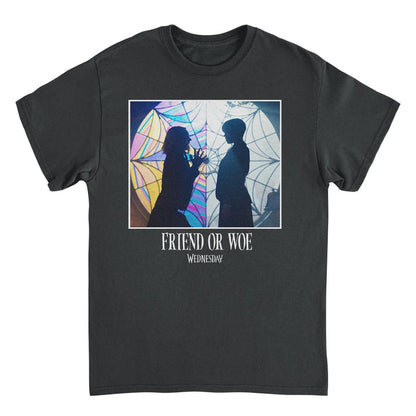 Wednesday Friend or Woe Black T-Shirt