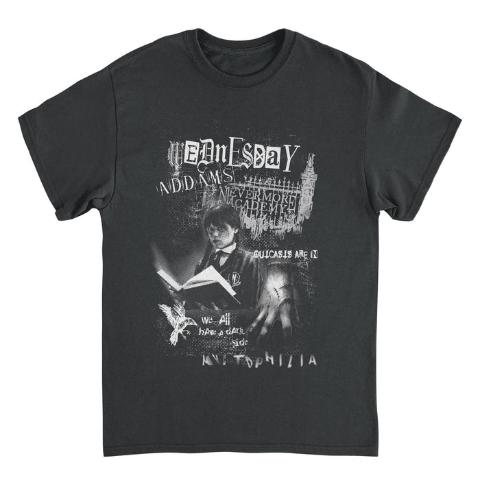 Wednesday Grunge Punk Black T-Shirt