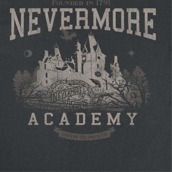 Wednesday Nevermore Pride Black T-Shirt