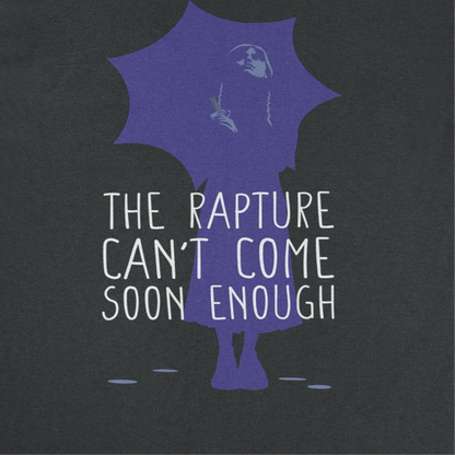 Wednesday Rapture Umbrella Black T-Shirt