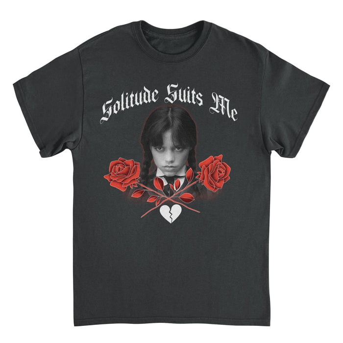 Wednesday Solitude Black T-Shirt