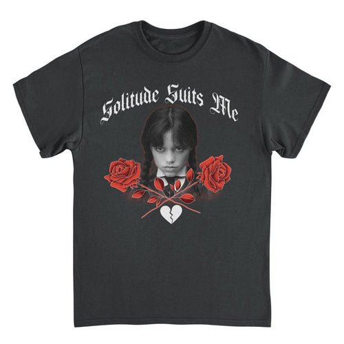 Wednesday Solitude Black T-Shirt