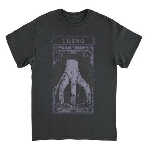 Wednesday Things Card Black T-Shirt