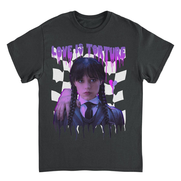 Wednesday Torture Drip Black T-Shirt
