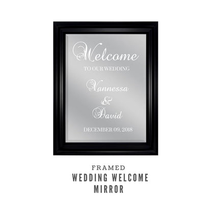 Welcome sign mirror wedding signs Wedding welcome sign mirror sign wedding custom sign welcome sign