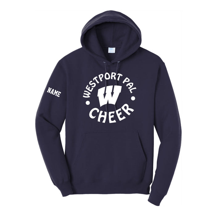 Westport PAL Cheer Hooded Sweatshirt Logowear Westport PAL Cheer Navy Youth S