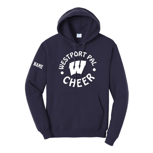 Westport PAL Cheer Hooded Sweatshirt Logowear Westport PAL Cheer Navy Youth S