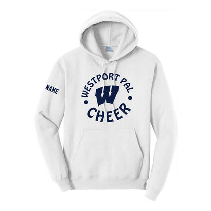 Westport PAL Cheer Hooded Sweatshirt Logowear Westport PAL Cheer White Youth S