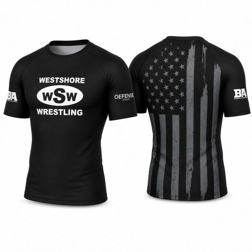 Westshore Black USA Compression Shirt