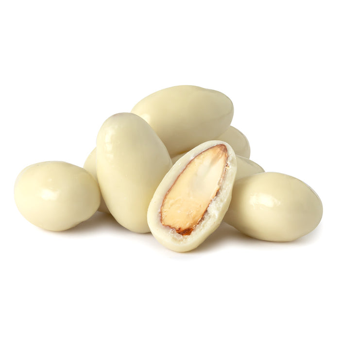 White Yogurt Covered Almonds Candy - 10 LB