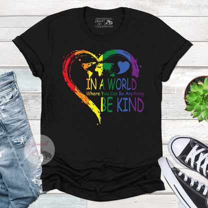 World Be Kind Rainbow LGBT Shirt