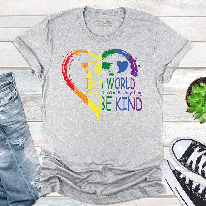 World Be Kind Rainbow LGBT Shirt