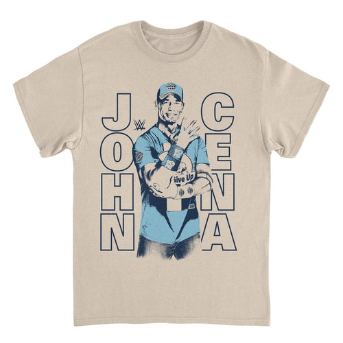 WWE Cena Contrast Sand T-Shirt