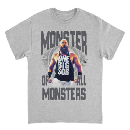WWE Monster of all Monsters Sport Grey T-Shirt