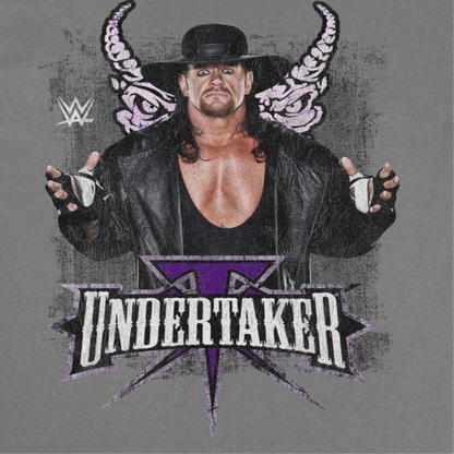 WWE Undertaker Horns Charcoal T-Shirt