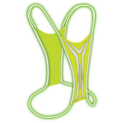 Xinglet Optic Beam™ Rechargeable Flashing Reflective Vest Accessories AMPHIPOD, INC. Hi-Vis