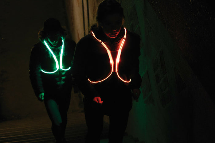Xinglet Optic Beam™ Rechargeable Flashing Reflective Vest Accessories AMPHIPOD, INC.