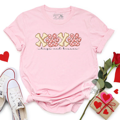 XOXO Dog mom Valentines Shirt