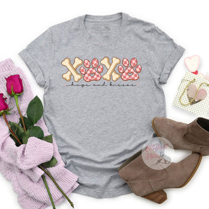 XOXO Dog mom Valentines Shirt