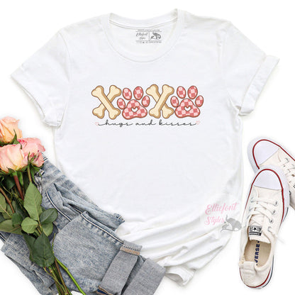 XOXO Dog mom Valentines Shirt