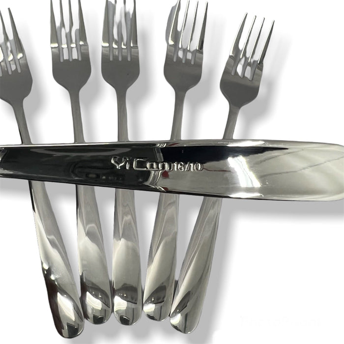 YICAN High Grade Stainless Steel Fork 6 Piece Set