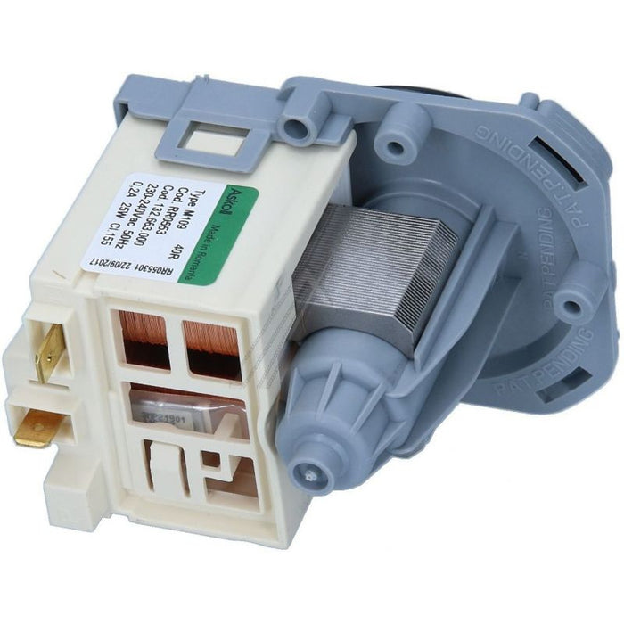 Zanussi | Electrolux | AEG Washing Machine Drain Pump M113 | M109 | 1326630009 | 1321063008, 1321063016, 1321063107, 1322082015 Twist and Screw Fixing Drain Pump Base 25W