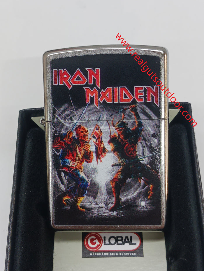 Zippo Iron Maiden Street Chrome Color Image 46986