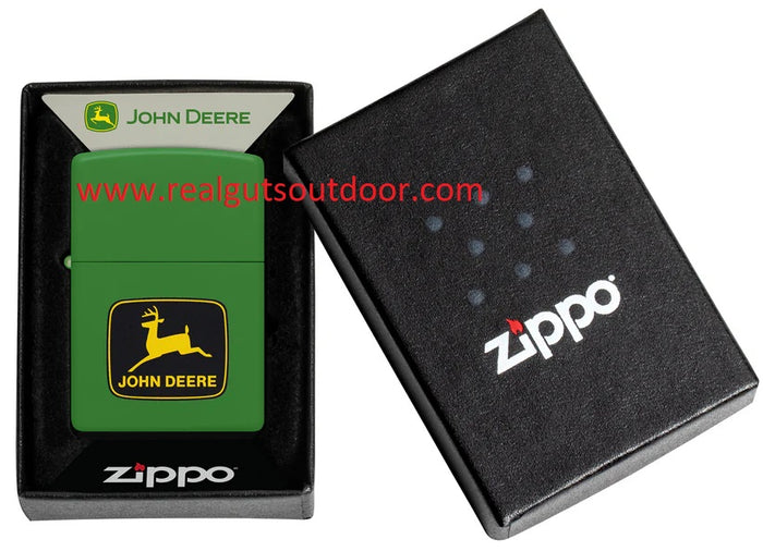 Zippo John Deere Moss Green Color Image 46765