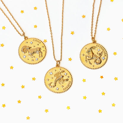 Zodiac Pendant Necklace